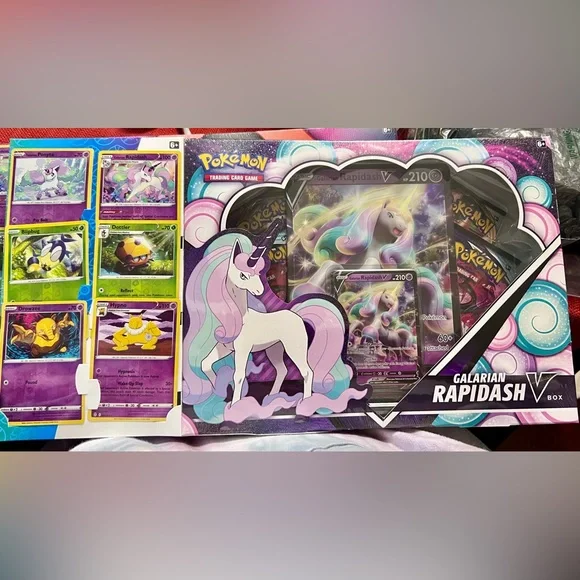 Pokemon | Toys | Authentic Pokmon Trading Card 22 Sealed Galarian Rapidash  V Box New | Poshmark